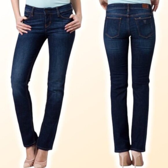 NWT GUESS Nicole Medium Rise Straight Leg Jean Sz 26 - Picture 1 of 7